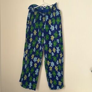 Pleated Wide Trousers